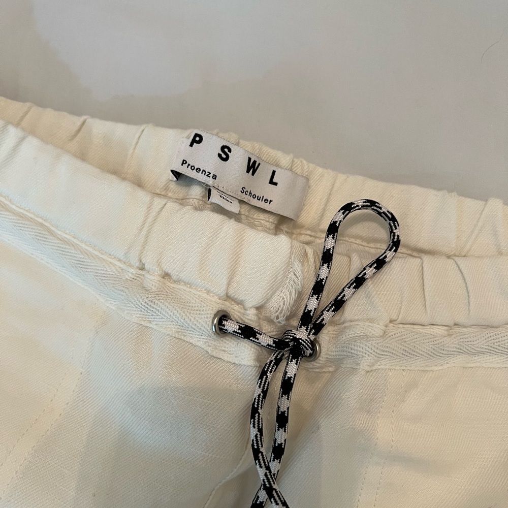 Proenza Schouler white wide leg pant